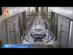 완전 자동 전처리 스프레이 시스템 전기 / 증기 난방