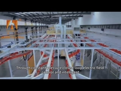 힘없이 무거운 큰 작업 부품을 처리 코팅 생산 라인을위한 매달린 컨베이어 시스템