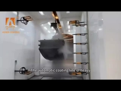 자동 터치 스크린 수평 파우더 코팅 라인 16 PCS 표준